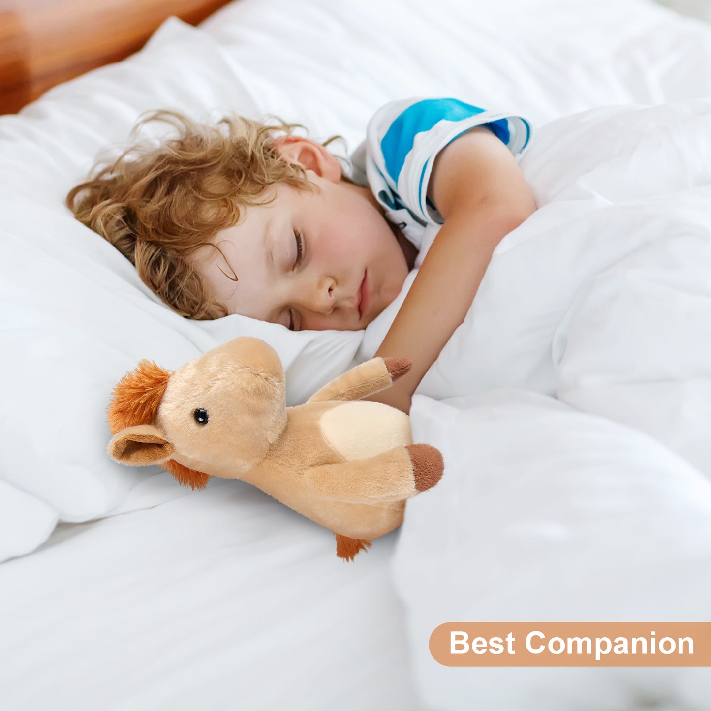 Horse stuffed animal heating pad