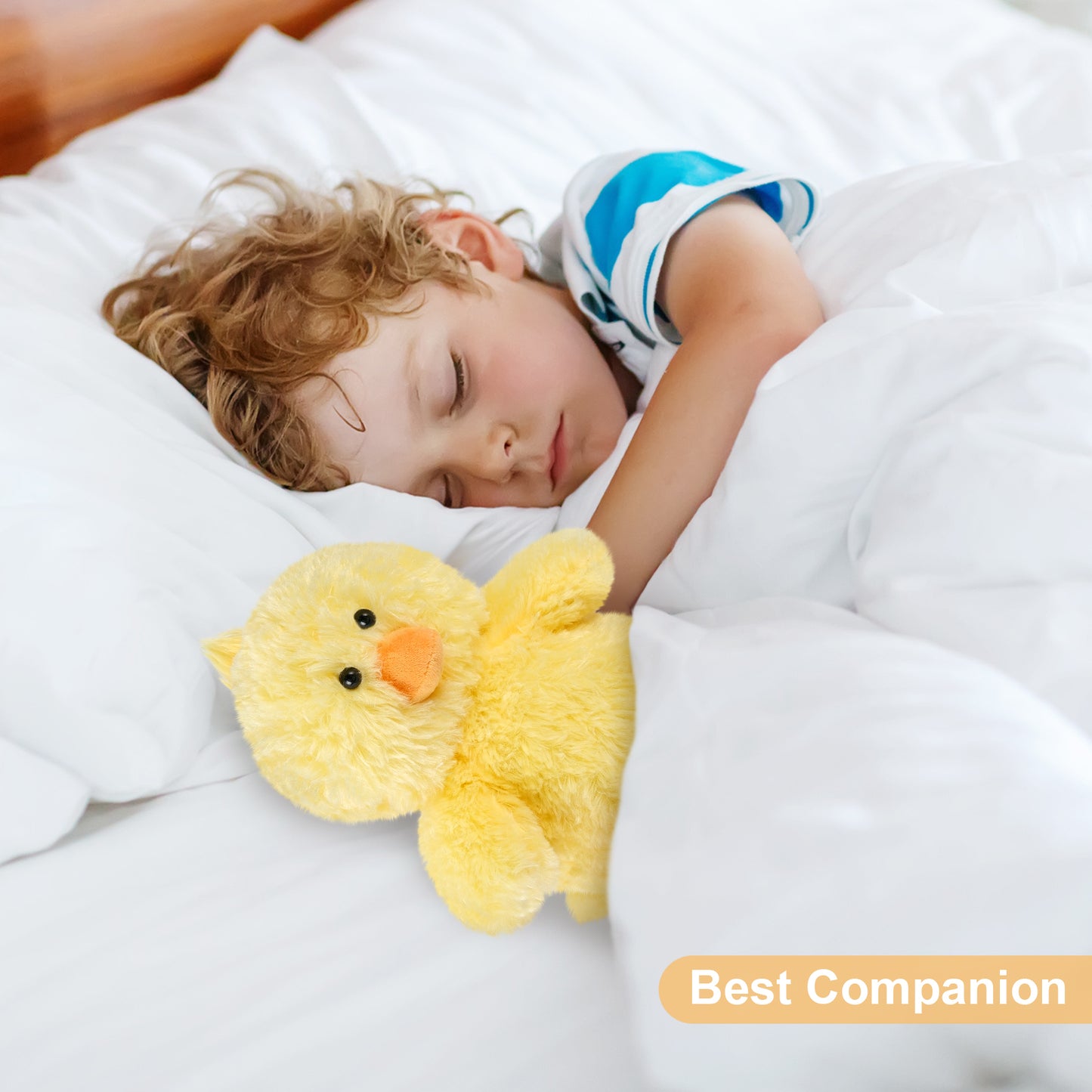 Suzzipals Heatable & Coolable Little Chick Stuffed Animals, Cute Heating Pad Microwavable Stuffed Animal for Cramps