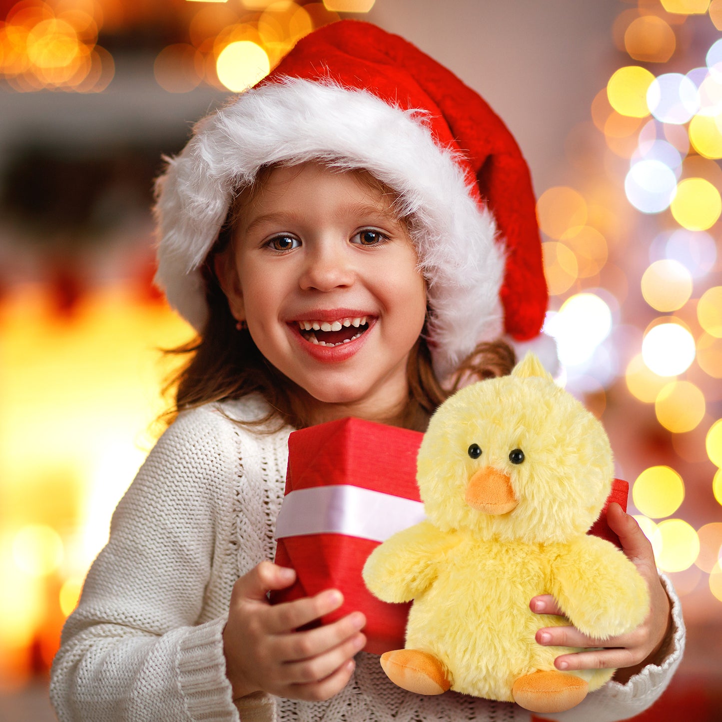 Suzzipals Heatable & Coolable Little Chick Stuffed Animals, Cute Heating Pad Microwavable Stuffed Animal for Cramps