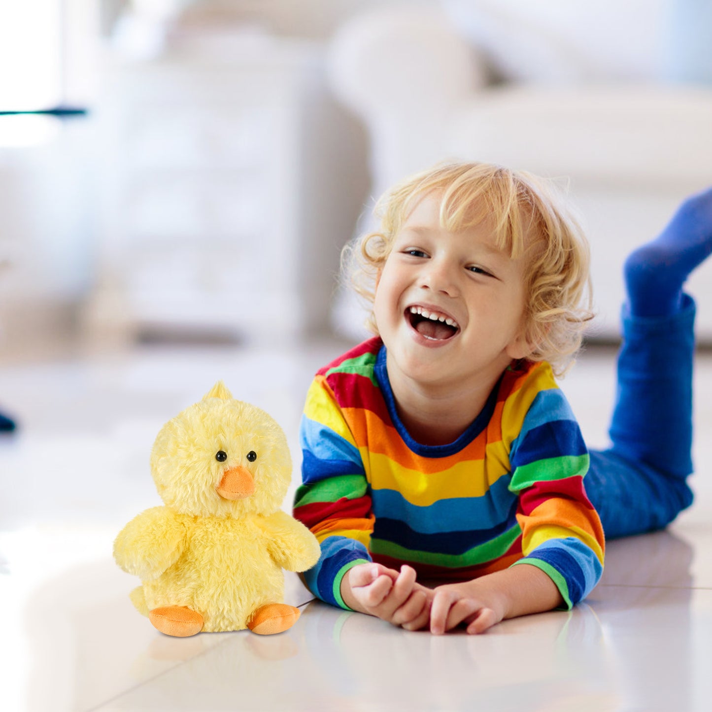 Suzzipals Heatable & Coolable Little Chick Stuffed Animals, Cute Heating Pad Microwavable Stuffed Animal for Cramps