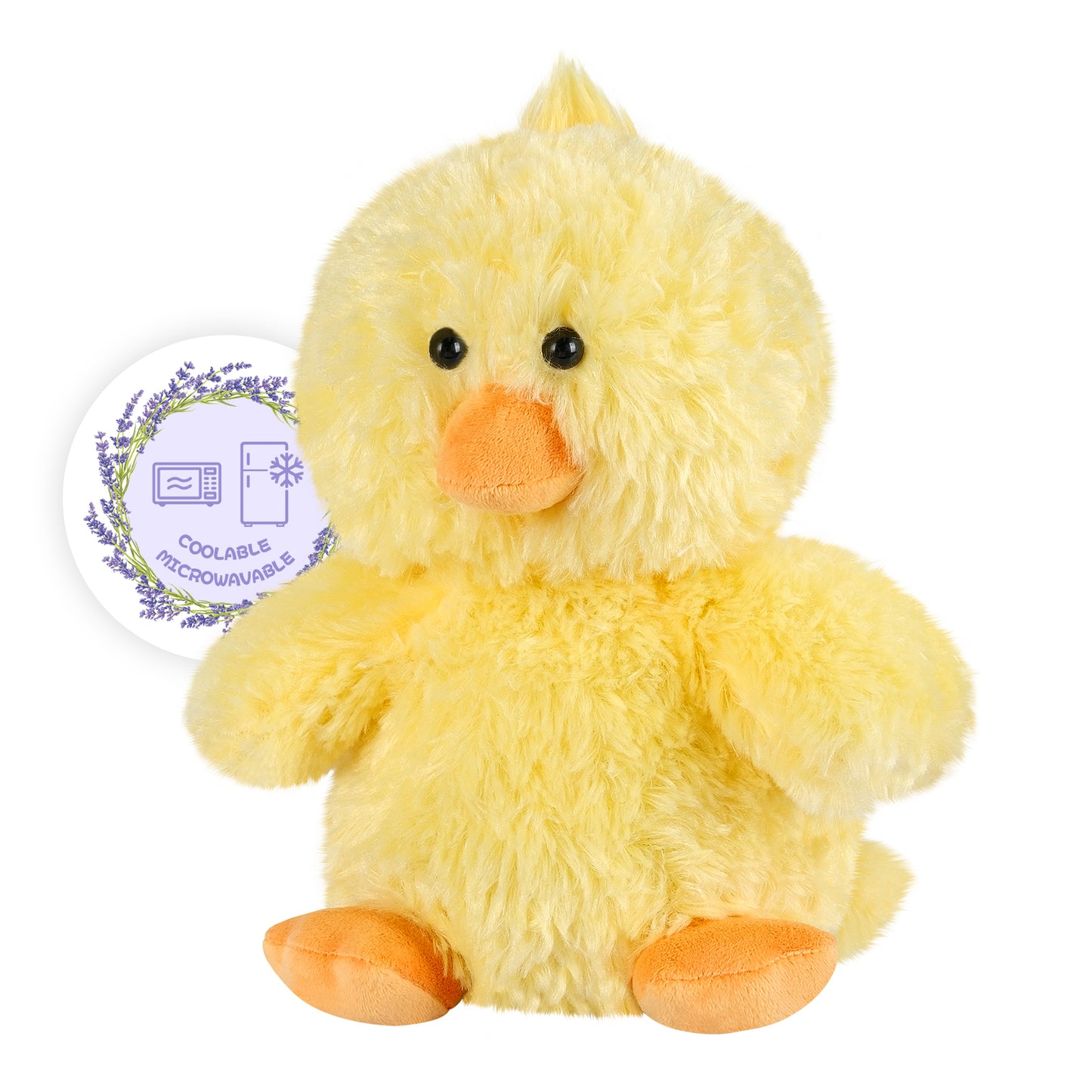 Suzzipals Heatable & Coolable Little Chick Stuffed Animals, Cute Heating Pad Microwavable Stuffed Animal for Cramps