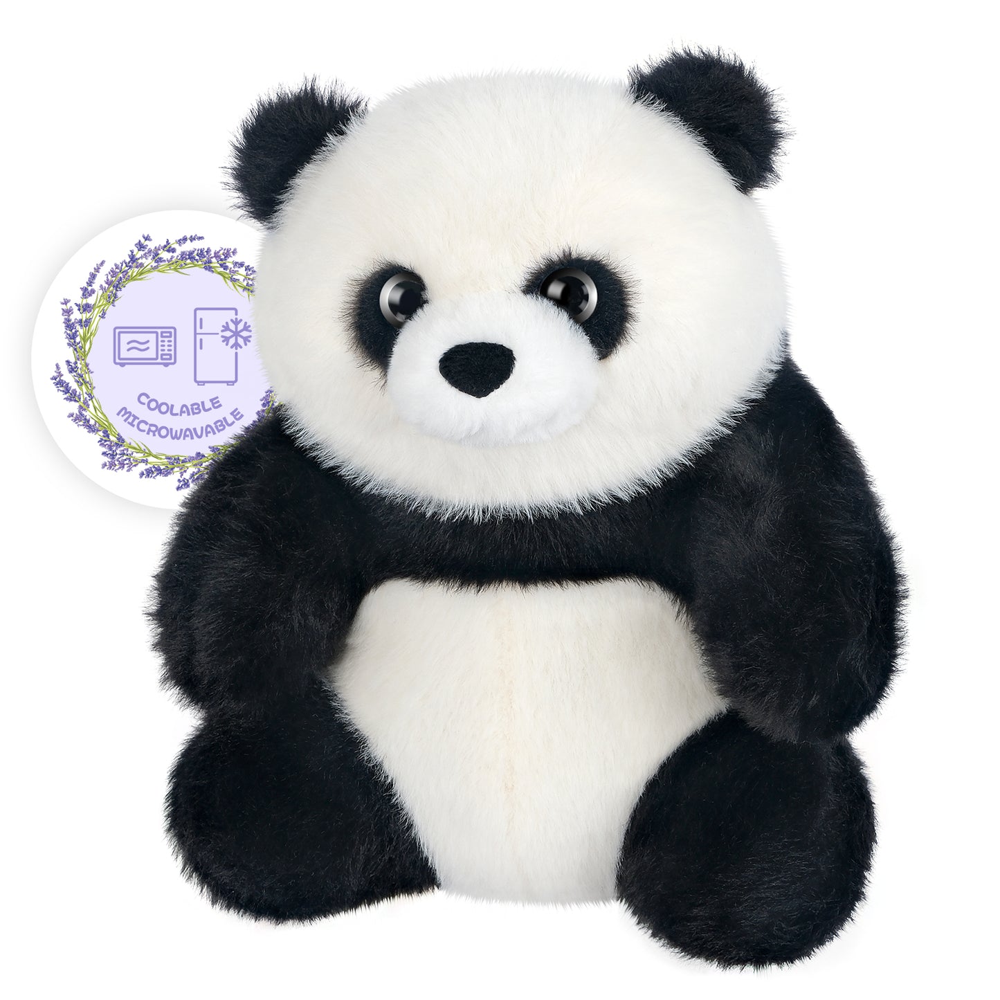 Heatable & Coolable Panda Stuffed Animal, Microwavable Heating Pads for Cramps & Pain, Stuffed Panda Plush for Companion