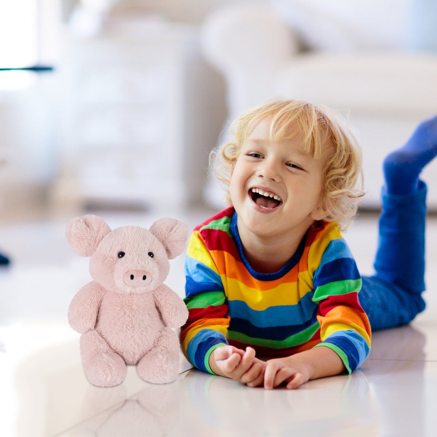 Suzzipals Heatable & Coolable Pig Stuffed Animals, Microwavable Stuffed Animal Heating Pad for Period Cramps