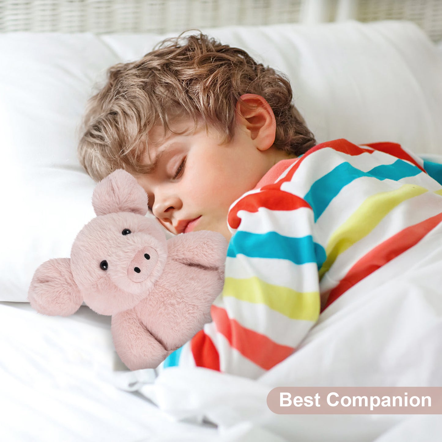 Suzzipals Heatable & Coolable Pig Stuffed Animals, Microwavable Stuffed Animal Heating Pad for Period Cramps