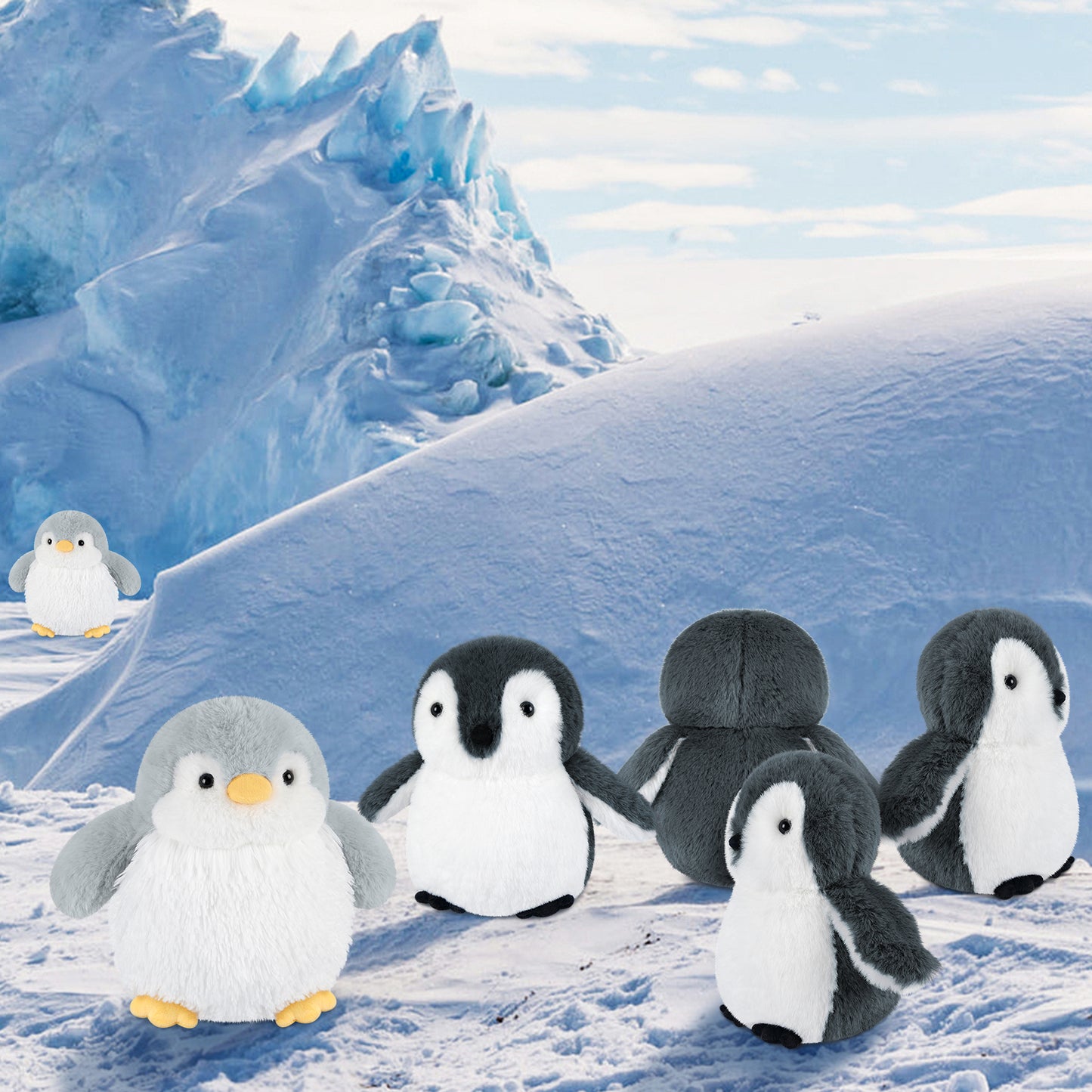 Suzzipals Heatable & Coolable Stuffed Penguin Plush, Penguin Stuffed Animal Microwavable Heating Pad for Period Cramps & Pain Relief