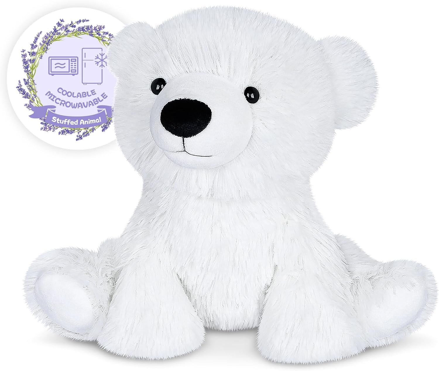 SuzziPals Warming Polar Bear Stuffed Animal Microwavable Stuffed Anim suzzipals-warming-polar-bear-stuffed-animal-microwavable-stuffed-anim