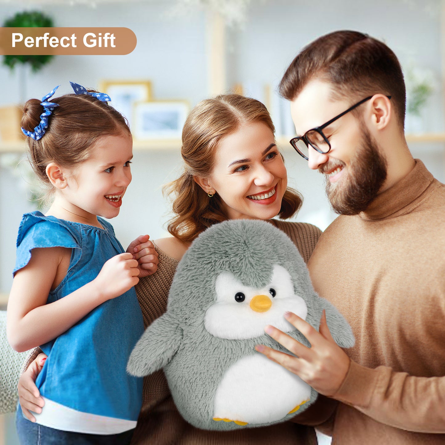 13 inch Penguin Plush Pillows, Cute Stuffed Animals Plush Toys