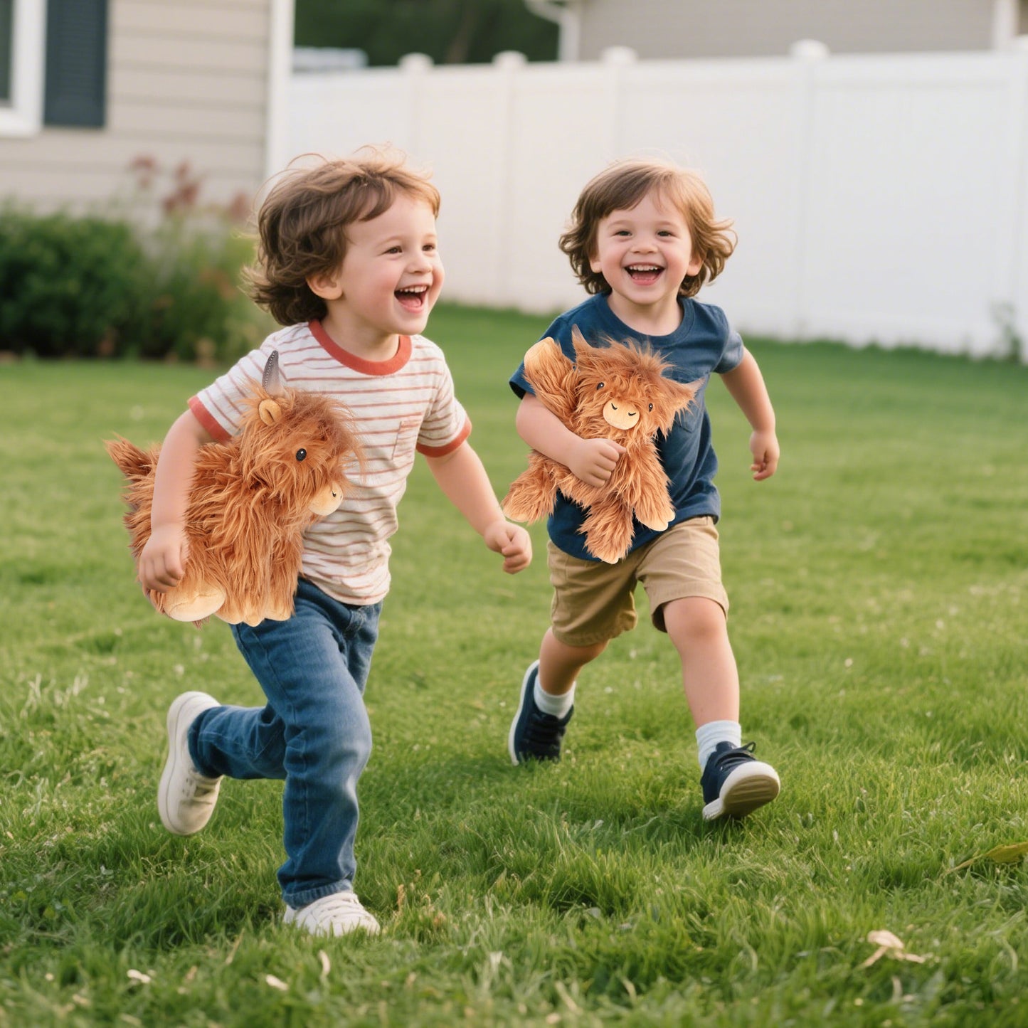 SuzziPals Heatable & Coolable Highland Cow Stuffed Animal, Microwavable Stuffed Animals Heating Pad for Period DIscomfort, Cuddly Cattle Stuffed Animal for Warmth & Comfort, Highland Cow Gifts for kid