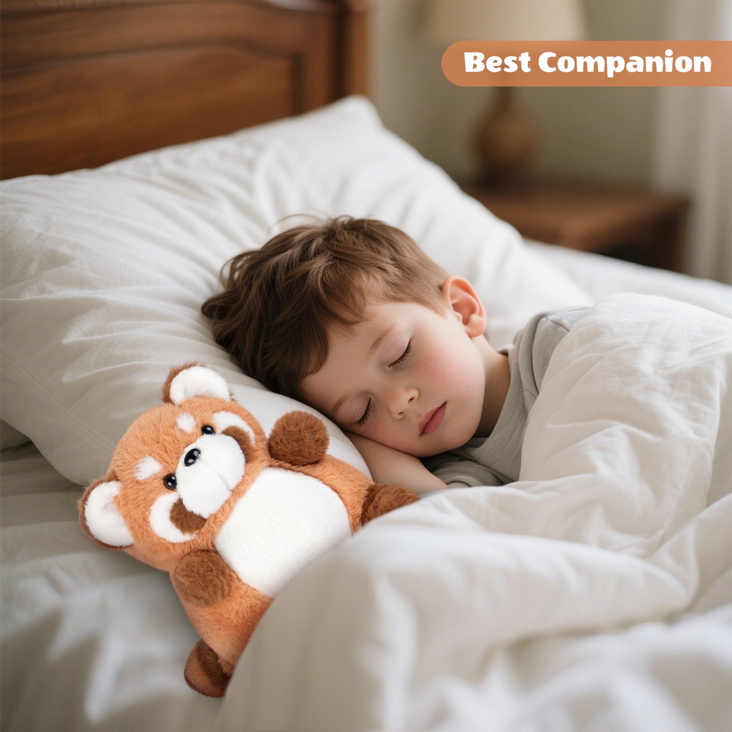 SuzziPals Heatable & Coolable Red Panda Stuffed Animal, Heating Pad Microwavable for Soothing & Relaxation, Lavender Scented Red Panda Plush Toy for Stress Relief, Red Pandas Gifts for Kids & Adults