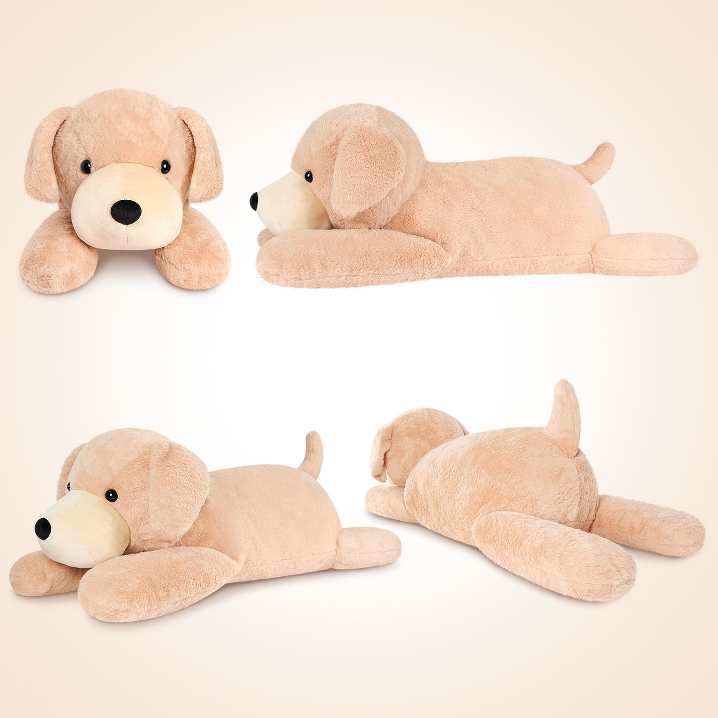 SuzziPals 43 inch Golden Retriever Giant Dog Stuffed Animal, Lifelike Jumbo Dog Plush for Stress Relief & Companion, Extra Soft Large Stuffed Animals, Big Plushies Gifts for Kids Adults