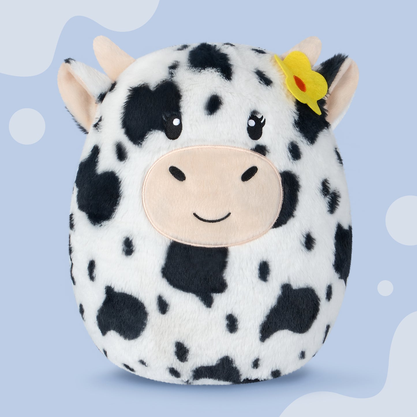 13" Stuffed Cow Plush Pillows, Cow Stuffed Animals Cow Plushies for Squish & Cuddle