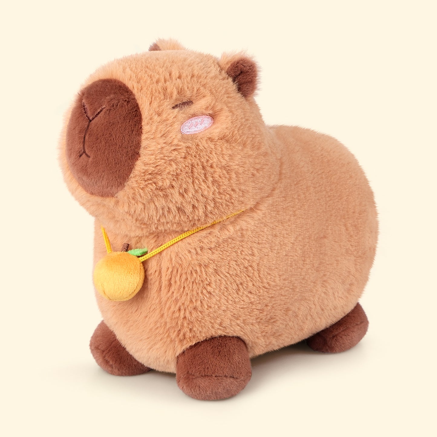 Heatable & Coolable Orange Capybara Stuffed Animal, Microwave Heating Pad Plushies for Soothing & Relaxation, Stuffed Capibara Plush Toys for Stress Relief, Capybara Gifts for Girls & Boy