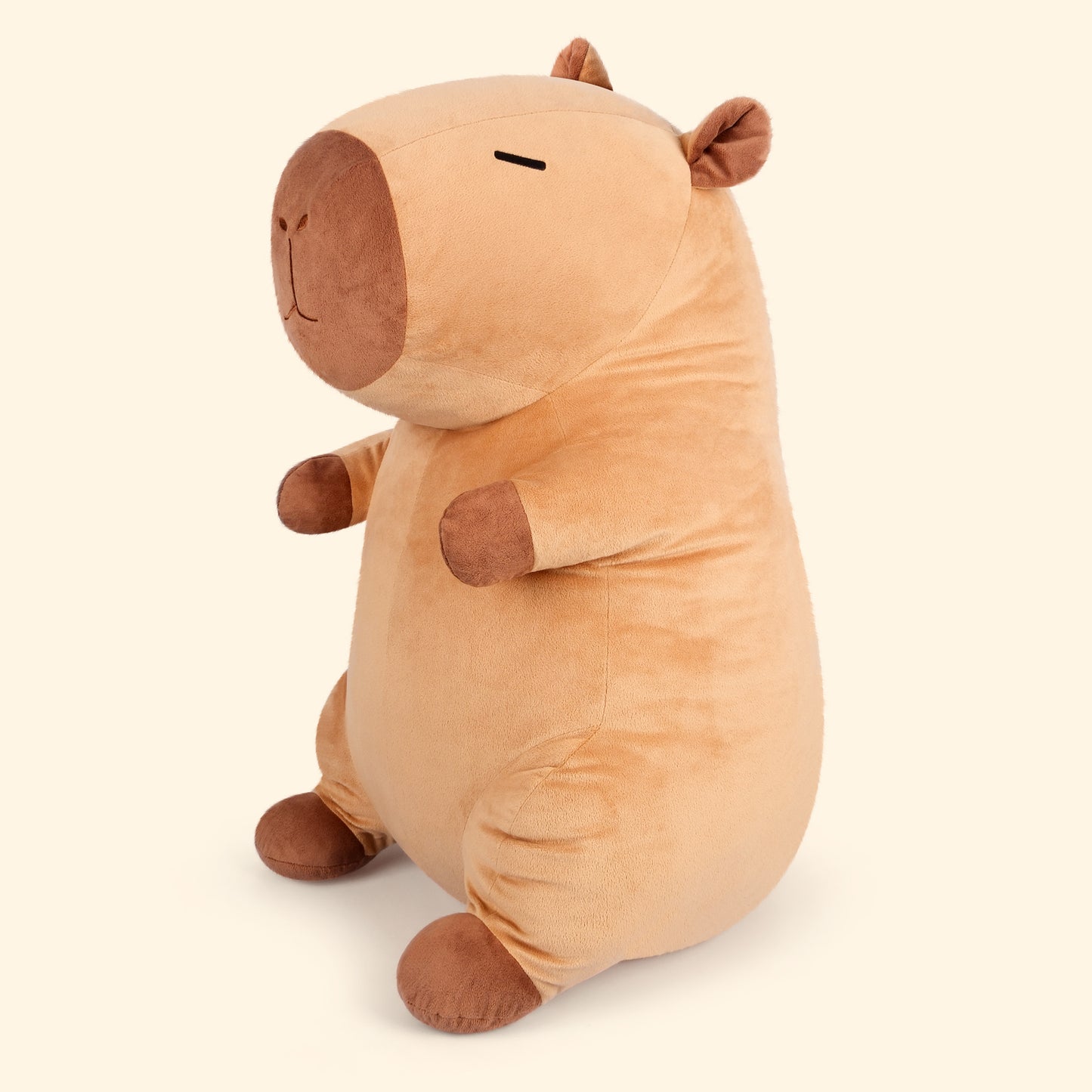 SuzziPals Giant Capybara Plush 30", Jumbo Soft Capybara Stuffed Animal, Giant Plush Toys Hugging Pillow for Stress Relief & Sleep Aid, Huge Cuddly Capibara Plushie Gift for Kids Adults
