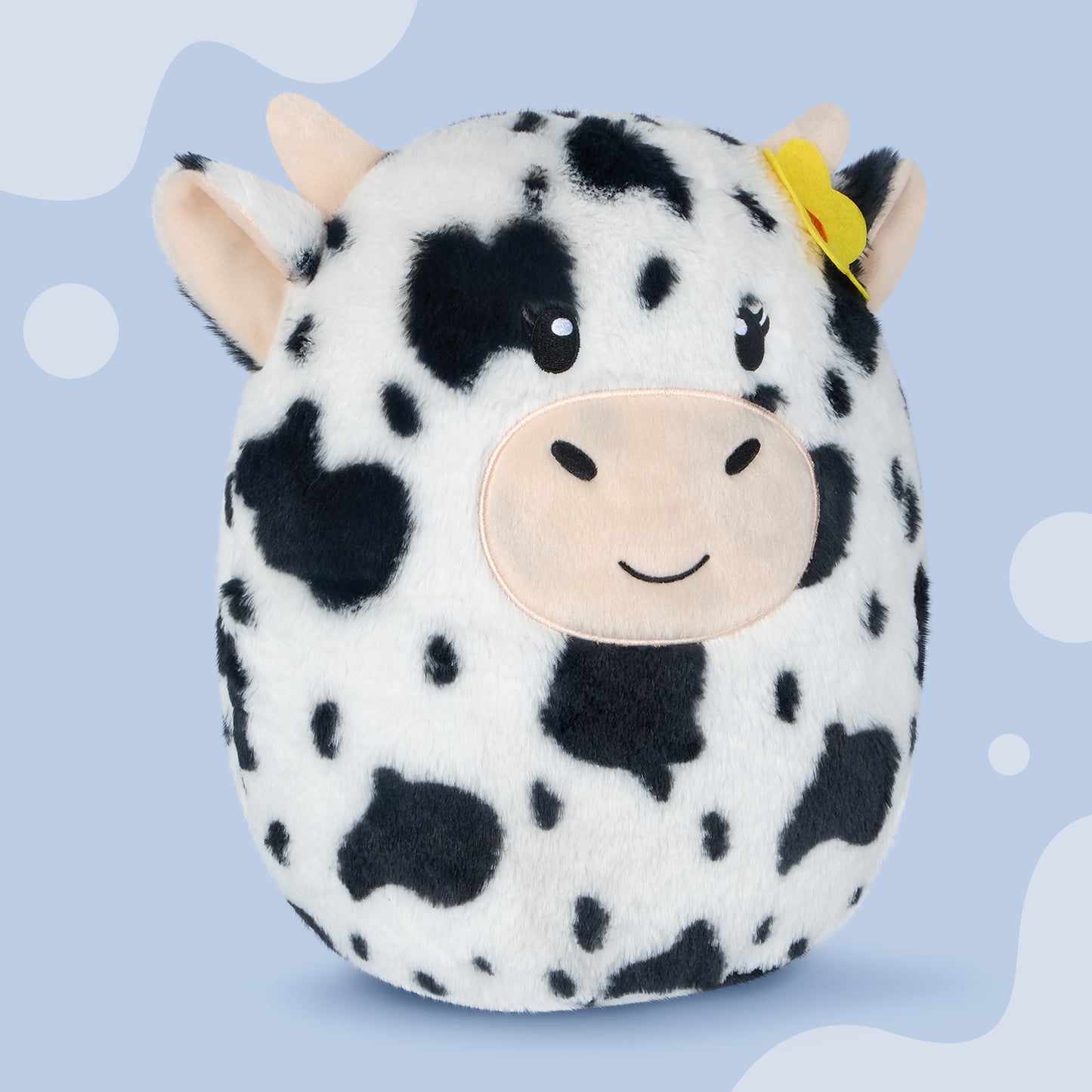 13" Stuffed Cow Plush Pillows, Cow Stuffed Animals Cow Plushies for Squish & Cuddle