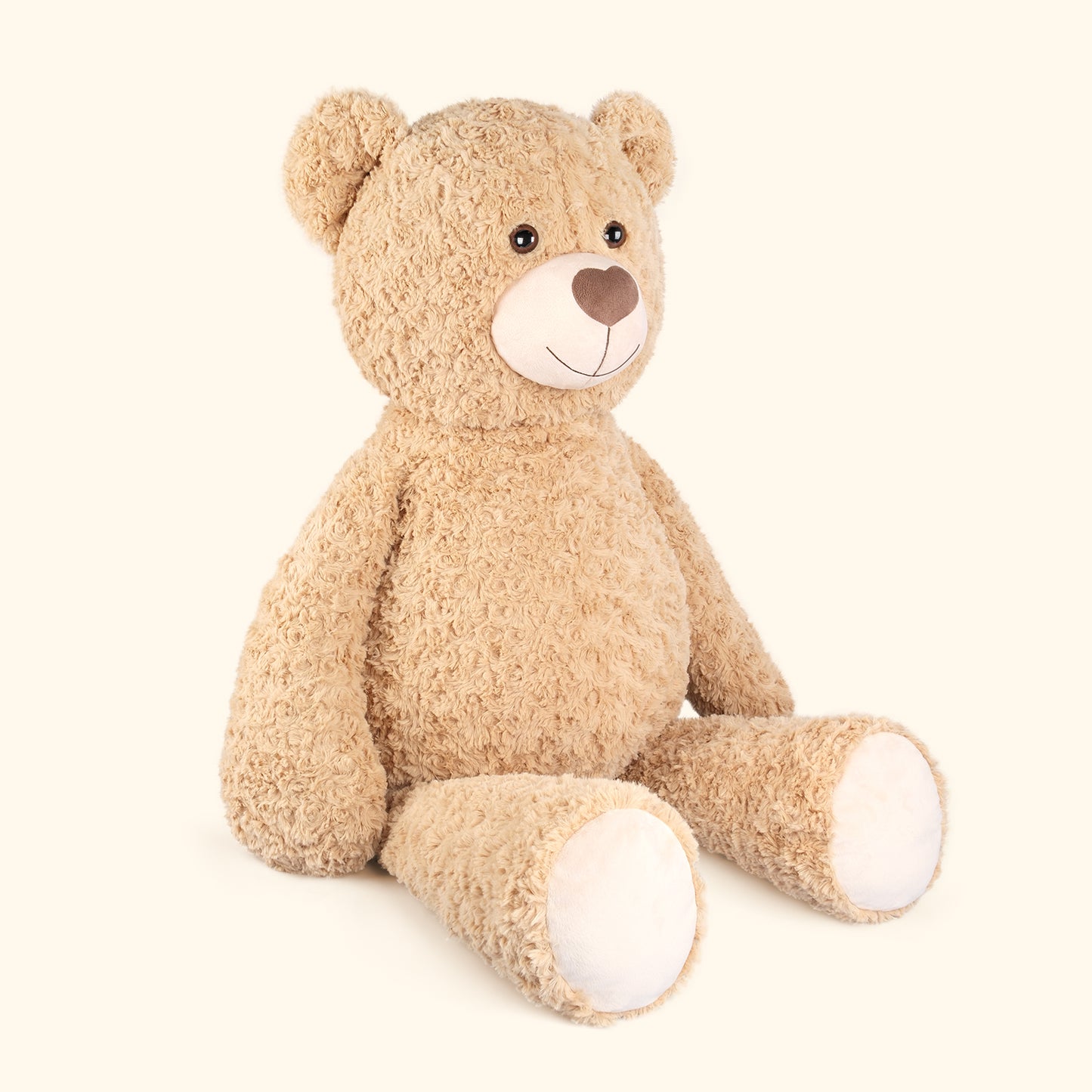 SuzziPals 43 inch Giant Teddy Bear Stuffed Animal, Lifelike Stuffed Animals for Stress Relief & Companion, Extra Soft Fluffy Big Plushies Hugging Pillow, Jumbo Teddy Bears Gifts for Kids Adults
