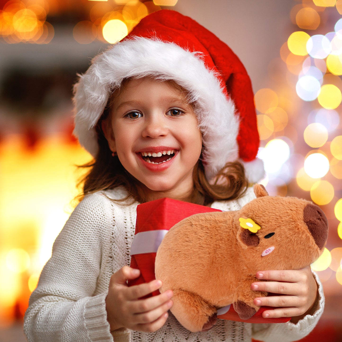Heatable & Coolable Plushie, Microwave Heating Pad for Period Cramps, Cute Capybara Gifts for Girls & Boys