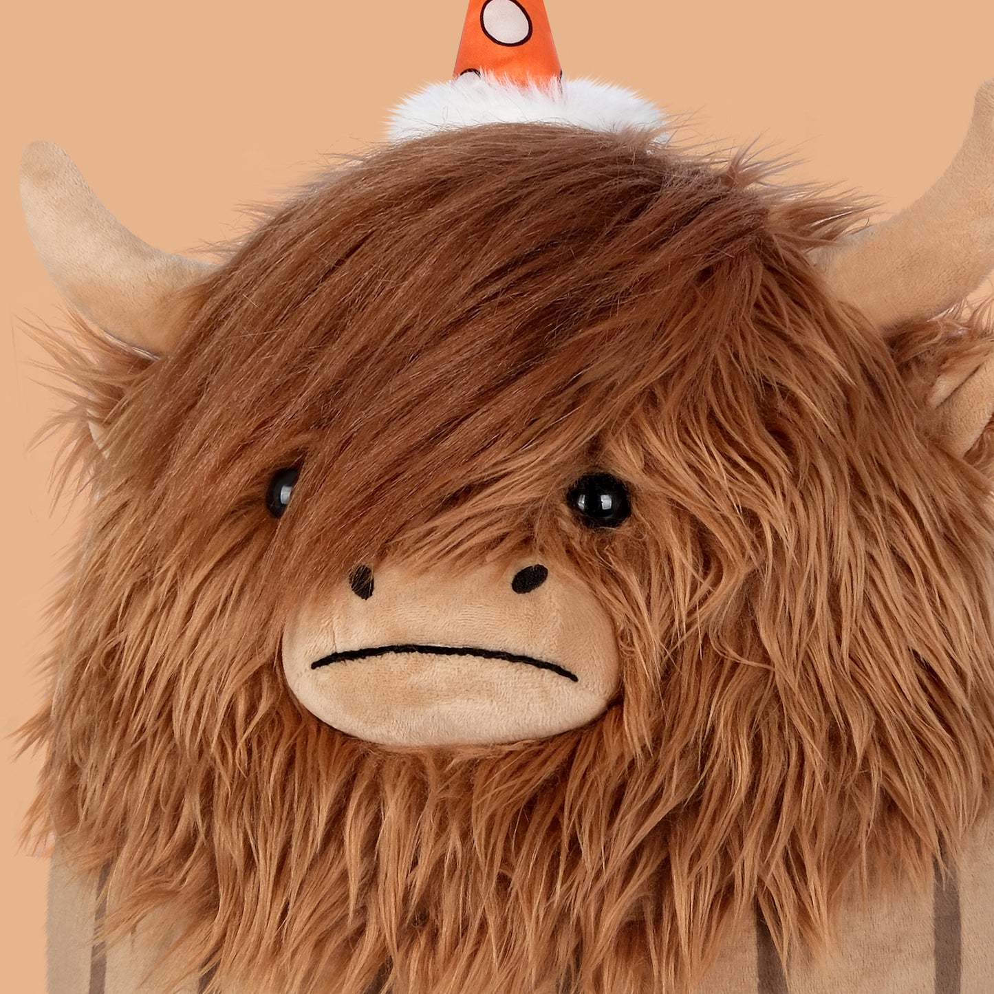 17 inch Happy Birthday Highland Cow Stuffed Animal Plush Pillows