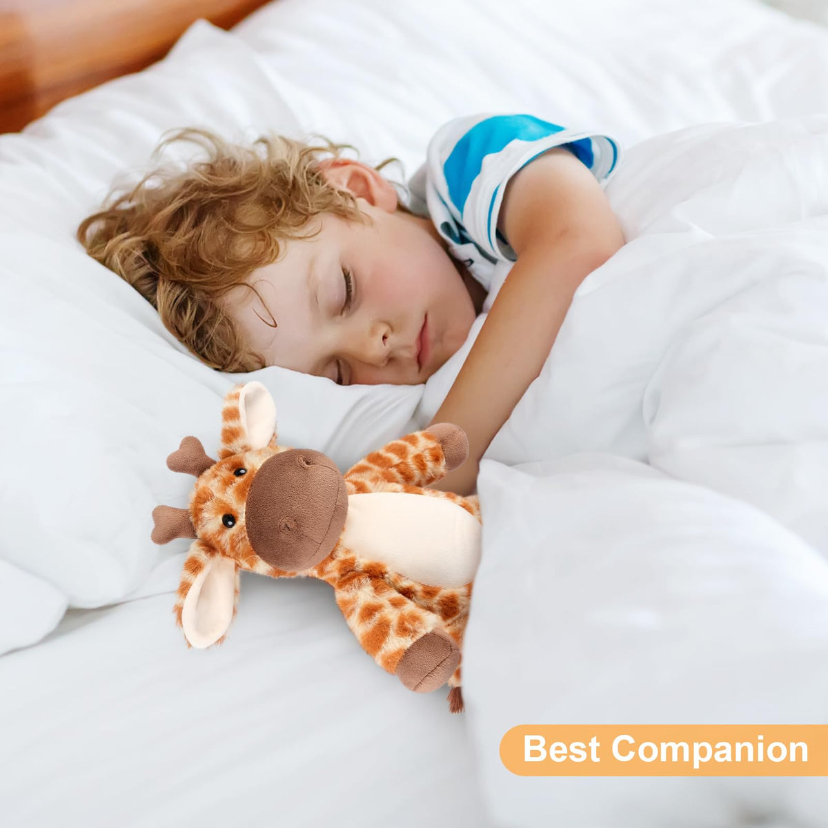 SuzziPals Giraffe Stuffed Animal, Microwavable Heating Pad Plush Gift