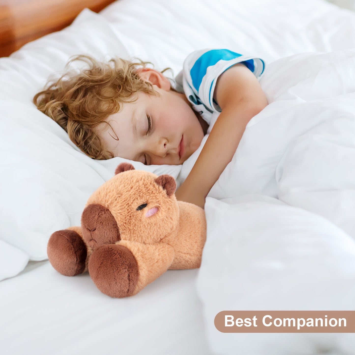 Heatable & Coolable Capybara Plush, Microwave Heating Pad Stuffed Animals Plushies for Soothing & Relaxation, Stuffed Capibara Plush Toys for Stress Relief, Capybara Gifts for Girls & Boy