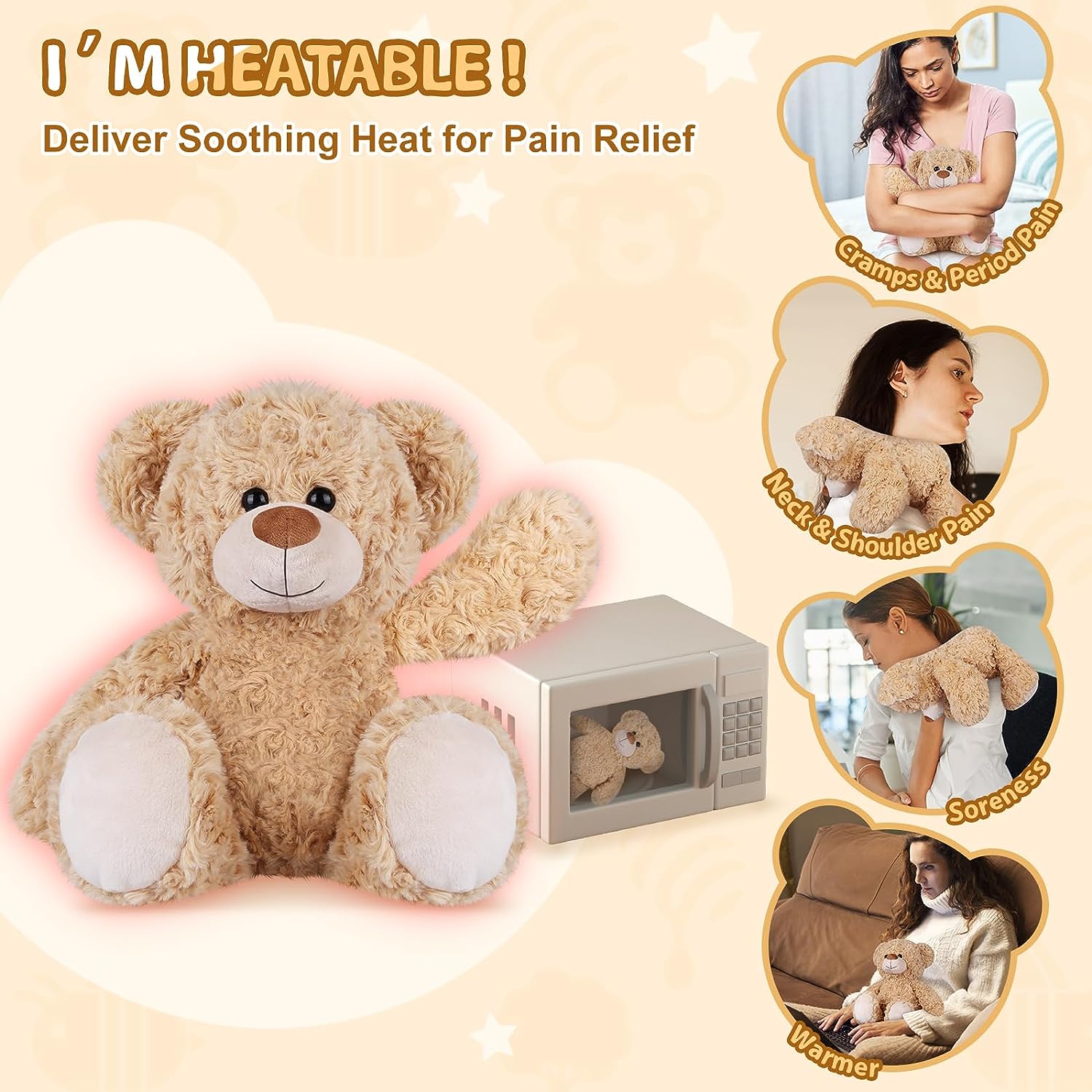 Heated stuffed animals store for cramps