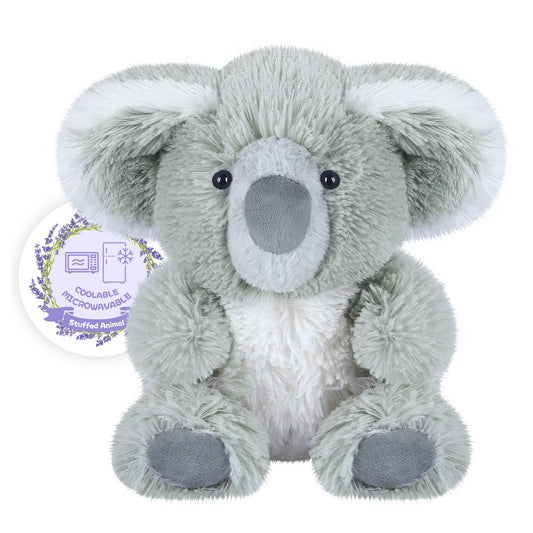 SuzziPals Warming Koala Stuffed Animal, Microwavable Stuffed Animals Heating Pad for Period Cramps, Pain & Stress Relief