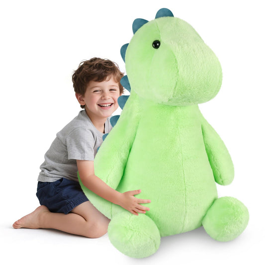 SuzziPals Giant T rex Plush Toys 30", Jumbo Soft Dinosaur Stuffed Animals, Giant Stuffed Animal Dinosaur Toys for Stress Relief & Sleep Aid, Huge Cuddly T rex Plushies Gift for Kids Adults