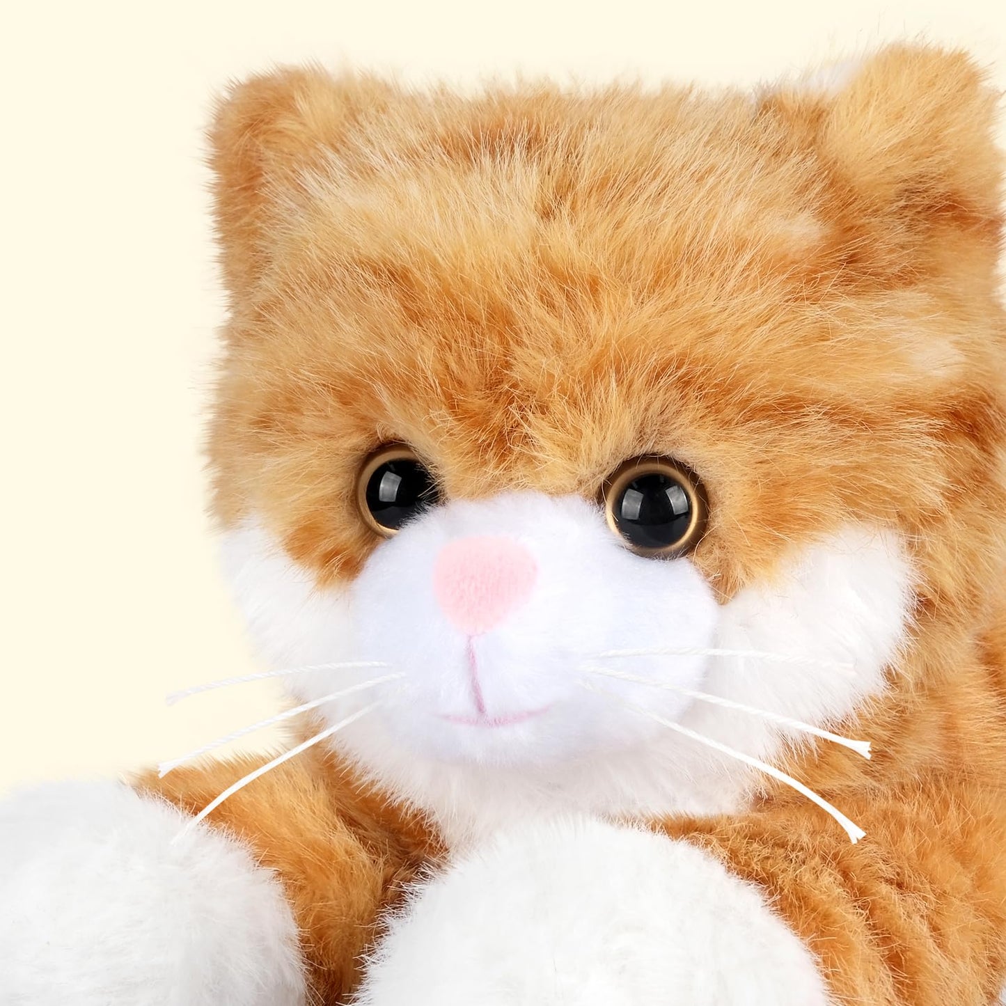 SuzziPals Heatable & Coolable Orange Cats Stuffed Animals, Microwave Heating Pad Animals for Discomfort, Orange Cats Cute Stuff for Companion, Lavender Stuffed Animals, Plush Toys Gifts