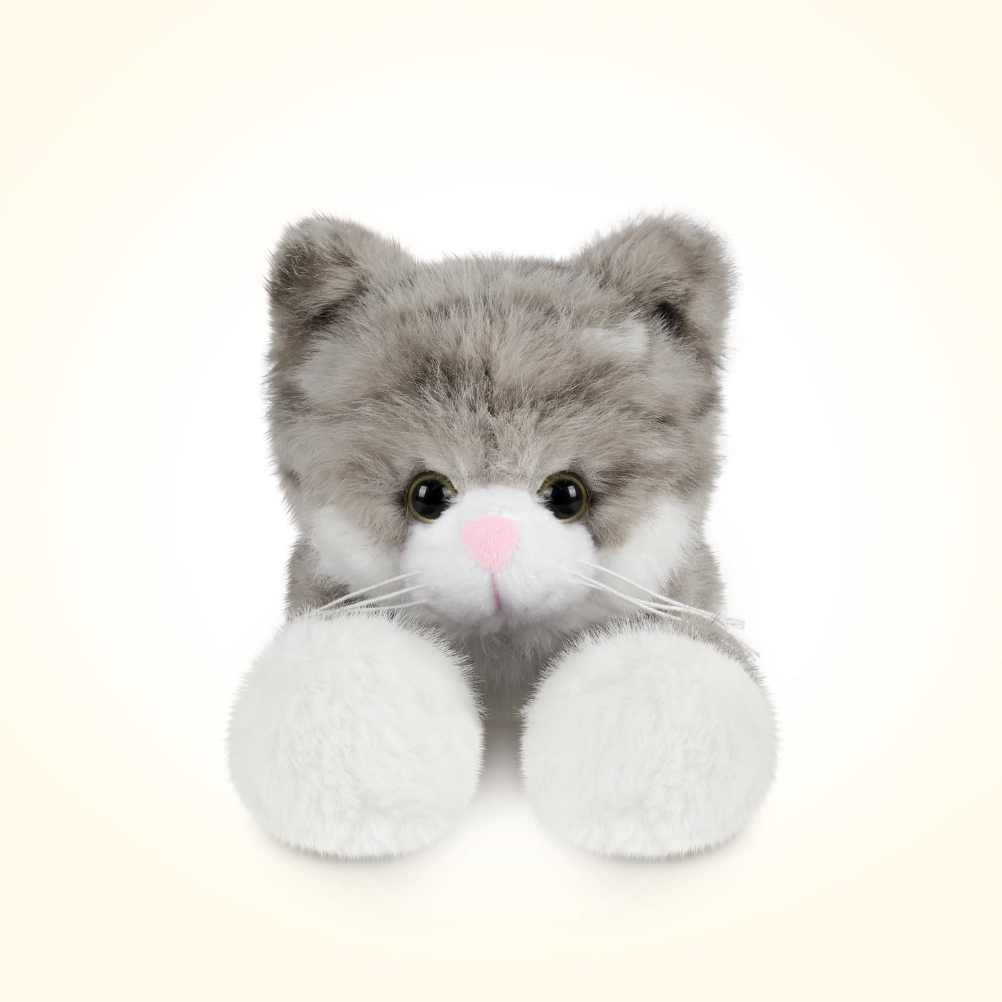 SuzziPals Heatable & Coolable Grey Cats Stuffed Animals, Microwave Heating Pad Animal for Discomfort, Grey Cats Plush for Companion, Cat Plushies Lavender Stuffed Animal, Stuffed Cat Toys Gift