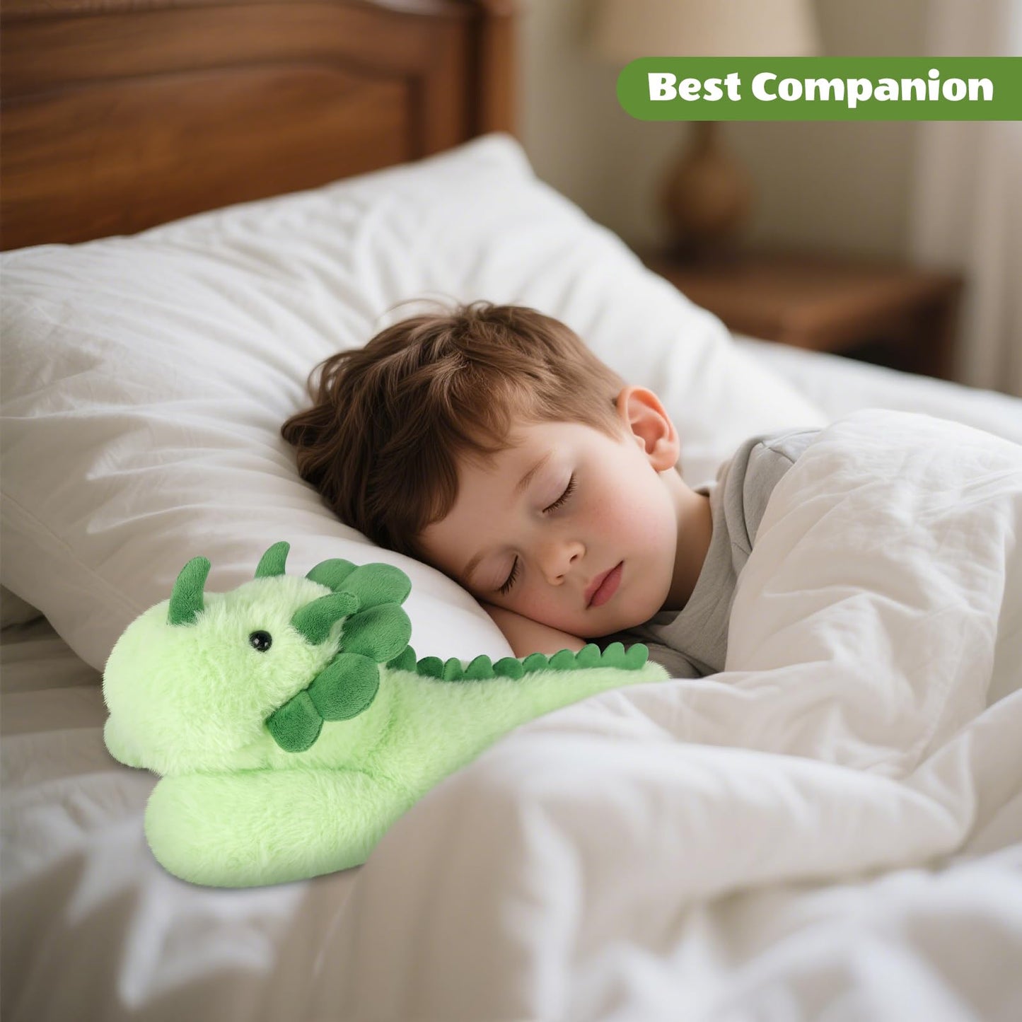 SuzziPals Heatable & Coolable Triceratops Plush, Microwavable Stuffed Animals Heating Pad for Period DIscomfort, Lavender Scented Dinosaur Stuffed Animal for Warm & Comfort, Plush Toys Gift for Kids
