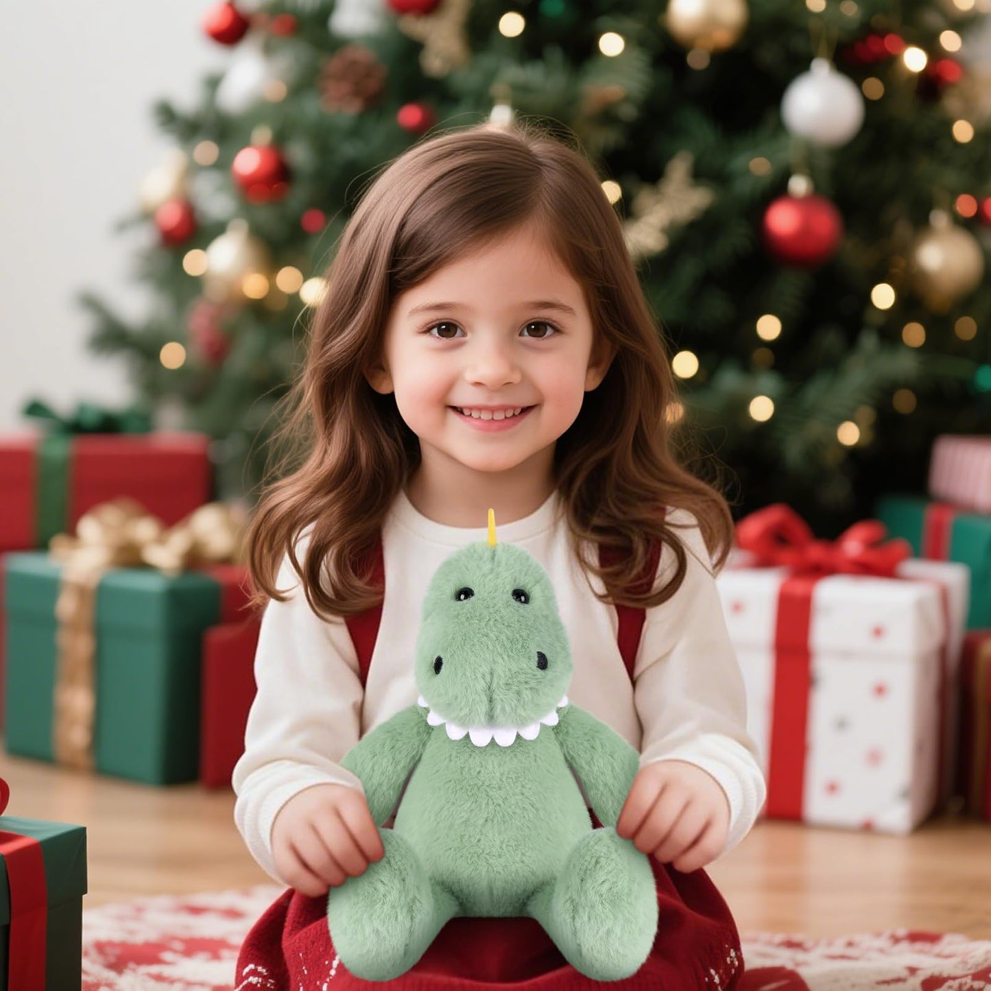 SuzziPals Heatable & Coolable T rex Plush, Microwavable Stuffed Animals Heating Pad for Period DIscomfort, Lavender Scented Dinosaur Stuffed Animal for Warm & Comfort, Plush Toys Gift for Kids